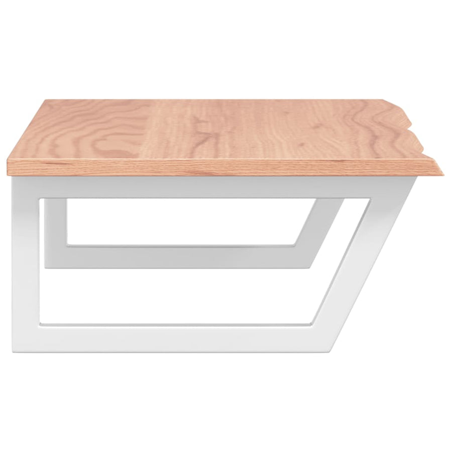 Badkamer wandschap staal en massief eikenhout