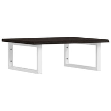 Badkamer Wandschap Staal En Massief Eikenhout 1