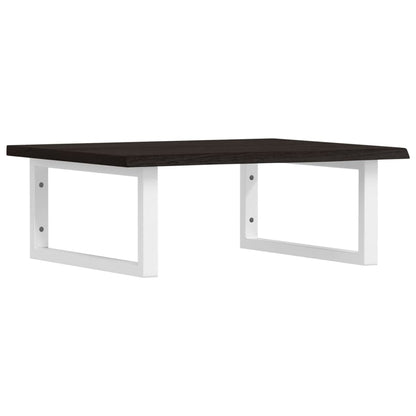 Badkamer Wandschap Staal En Massief Eikenhout 1