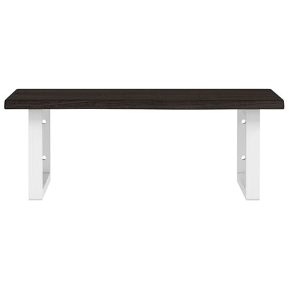 Badkamer Wandschap Staal En Massief Eikenhout 1