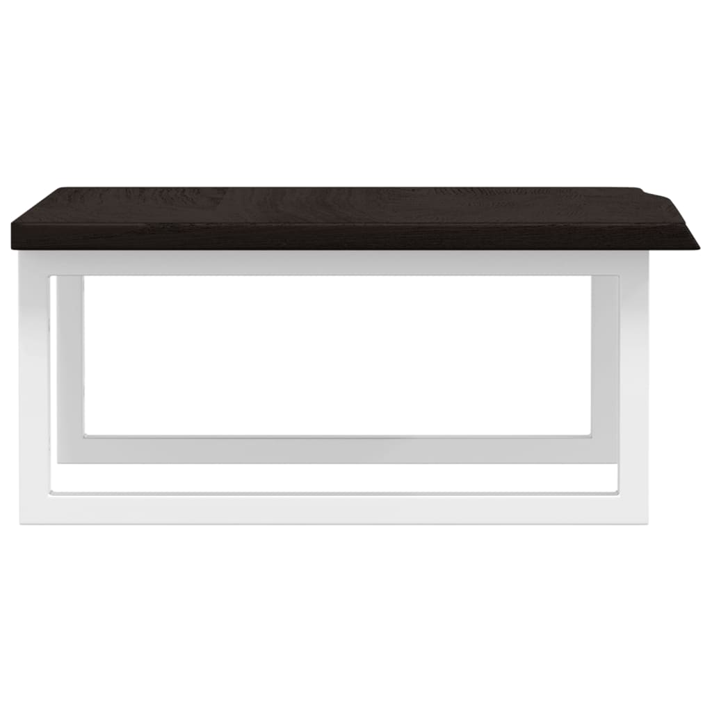 Badkamer Wandschap Staal En Massief Eikenhout 1