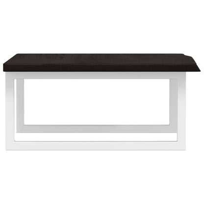 Badkamer Wandschap Staal En Massief Eikenhout 1