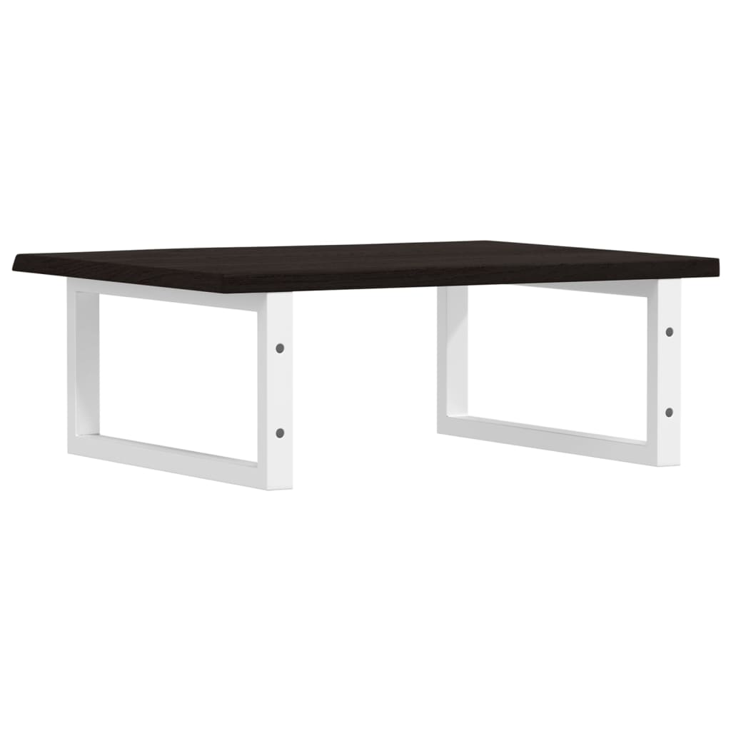 Badkamer Wandschap Staal En Massief Eikenhout 1