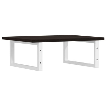 Badkamer Wandschap Staal En Massief Eikenhout 1