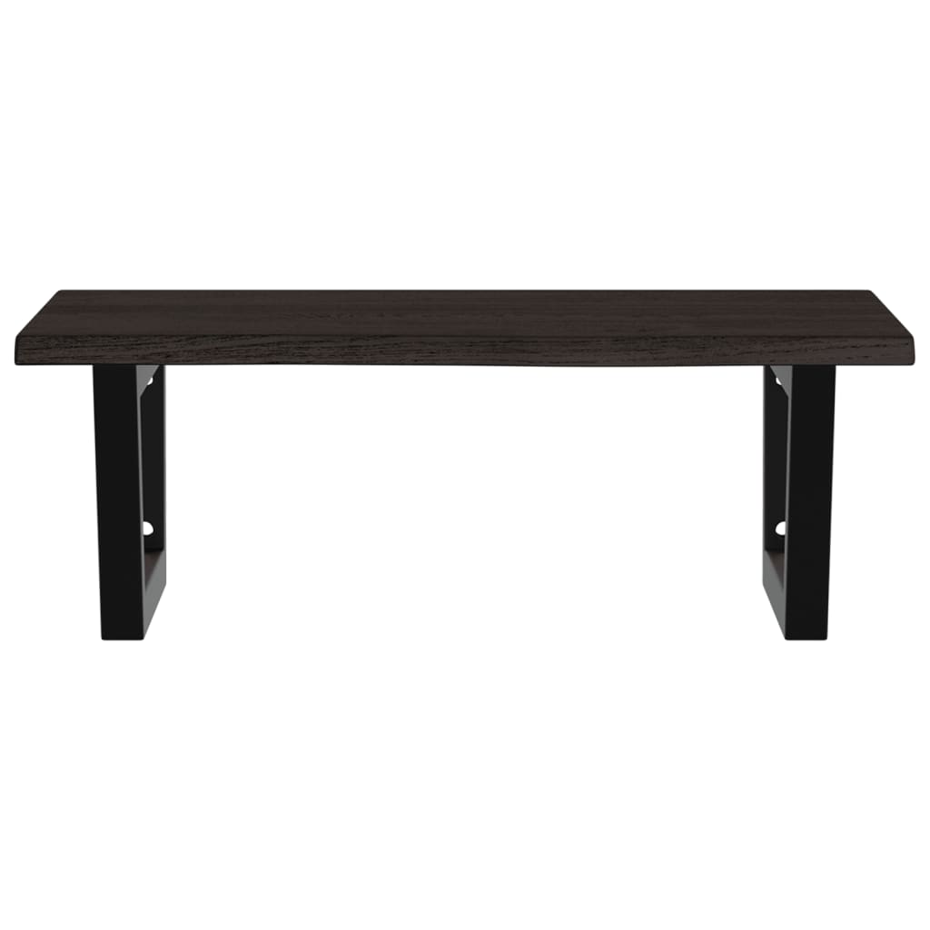 Badkamer wandschap staal en massief eikenhout