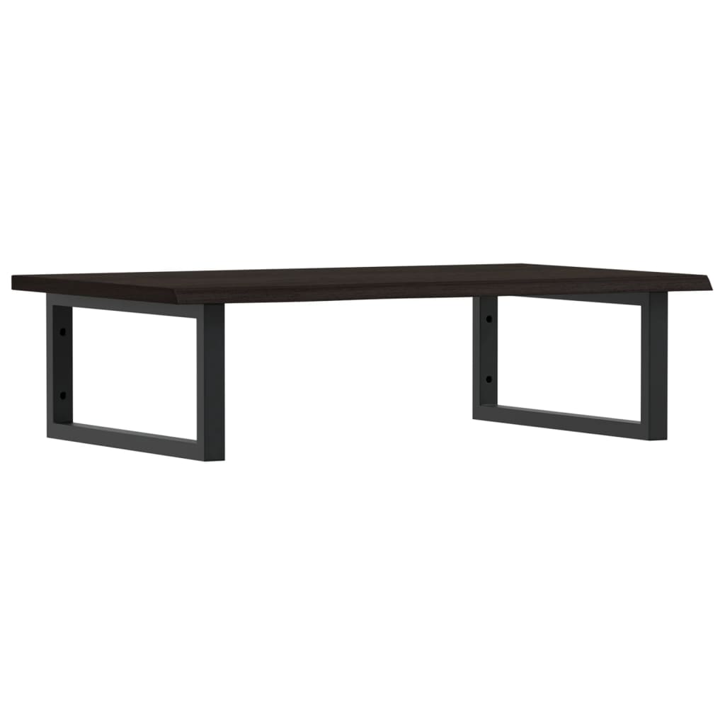 Badkamer wandschap staal en massief eikenhout