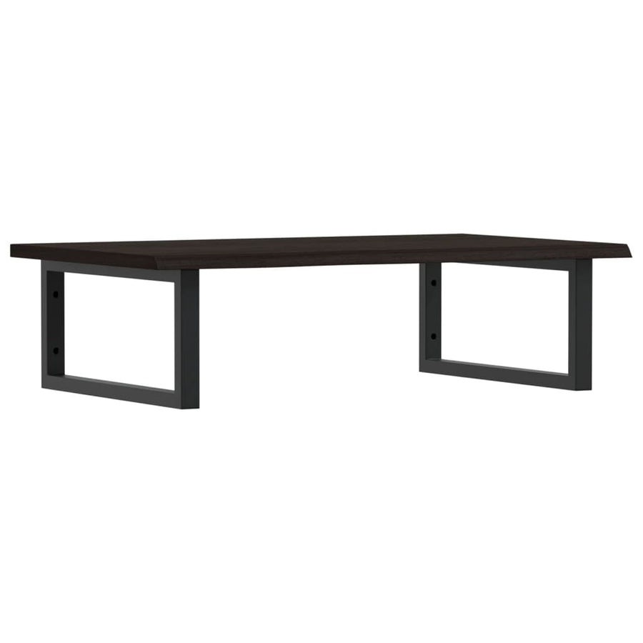 Badkamer wandschap staal en massief eikenhout