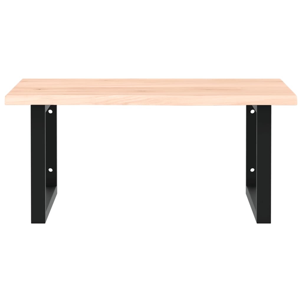 Badkamer Wandschap Staal En Massief Eikenhout