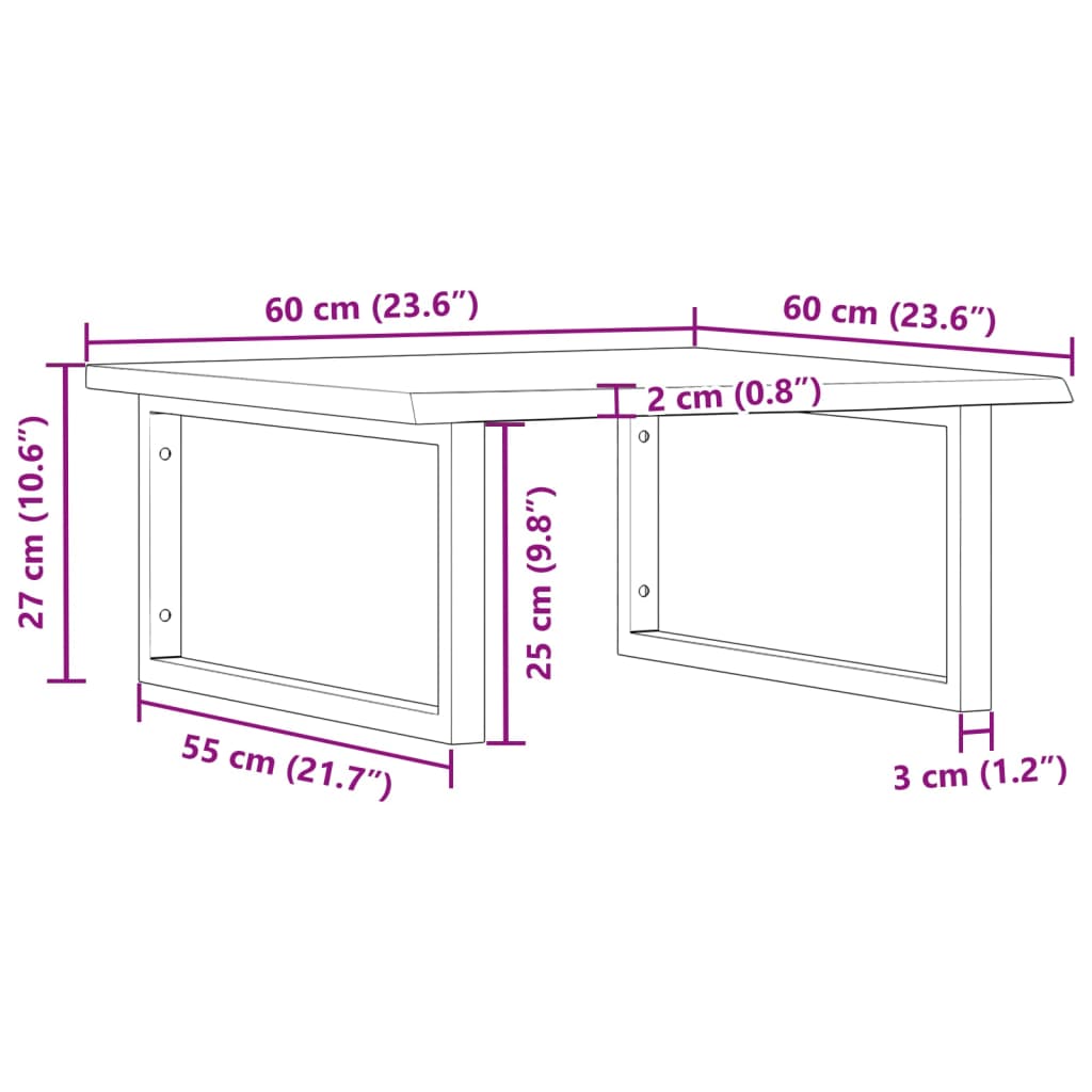 Badkamer Wandschap Staal En Massief Eikenhout
