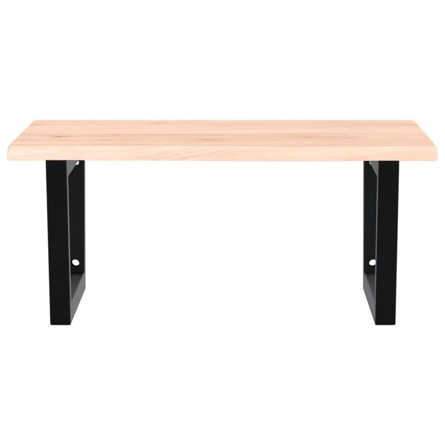 Badkamer wandschap staal en massief eikenhout
