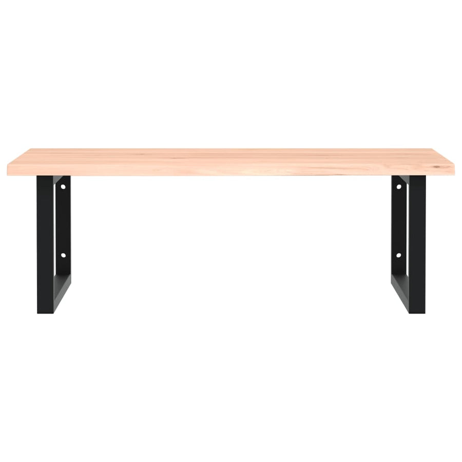 Badkamer Wandschap Staal En Massief Eikenhout