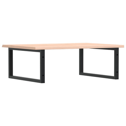 Badkamer Wandschap Staal En Massief Eikenhout