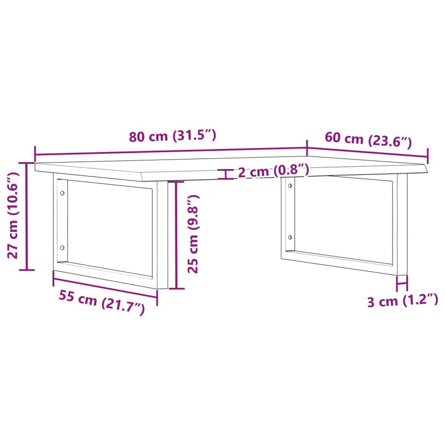 Badkamer Wandschap Staal En Massief Eikenhout