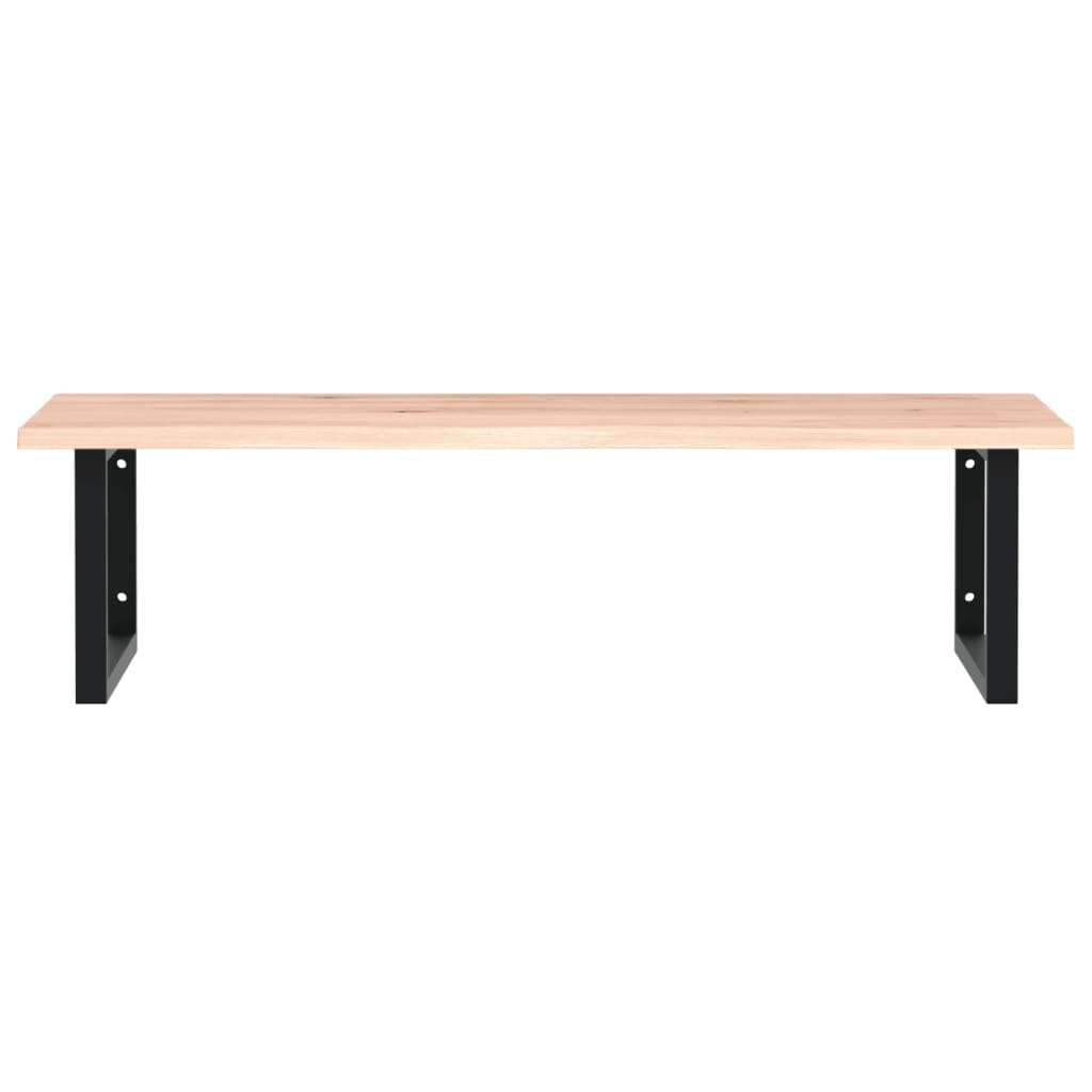 Badkamer Wandschap Staal En Massief Eikenhout
