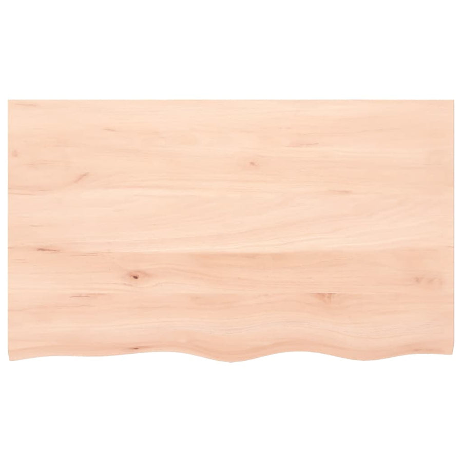 Badkamer wandschap staal en massief eikenhout