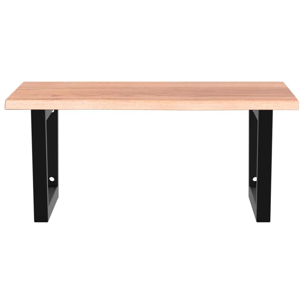 Badkamer wandschap staal en massief eikenhout