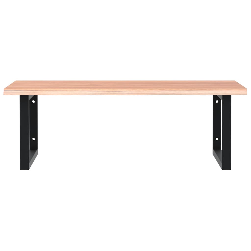Badkamer Wandschap Staal En Massief Eikenhout
