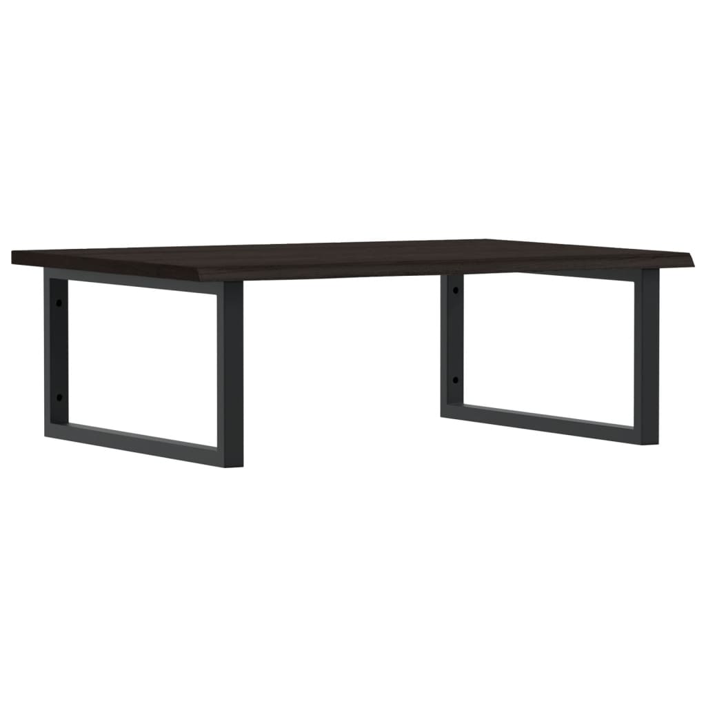 Badkamer Wandschap Staal En Massief Eikenhout
