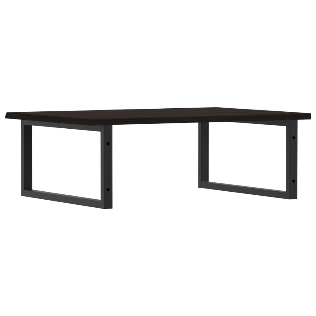 Badkamer Wandschap Staal En Massief Eikenhout