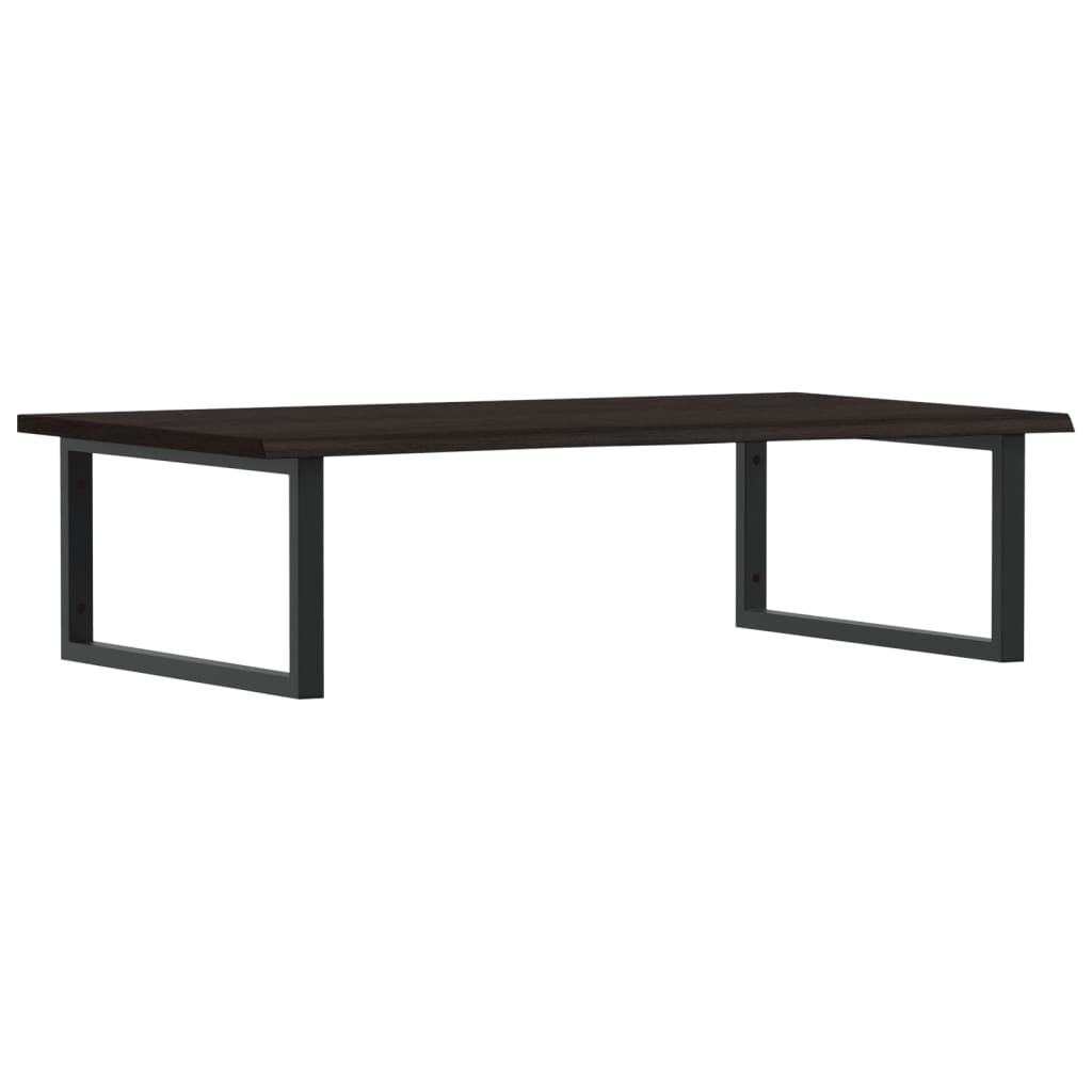 Badkamer Wandschap Staal En Massief Eikenhout Betongrijs
