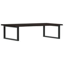 Badkamer Wandschap Staal En Massief Eikenhout Betongrijs