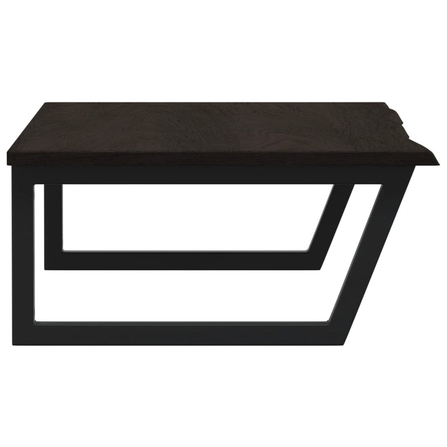 Badkamer wandschap staal en massief eikenhout