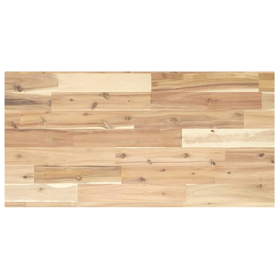 Badkamer Wandschap Staal En Massief Acaciahout 1 60 x 40 x 2 cm Bruin en wit