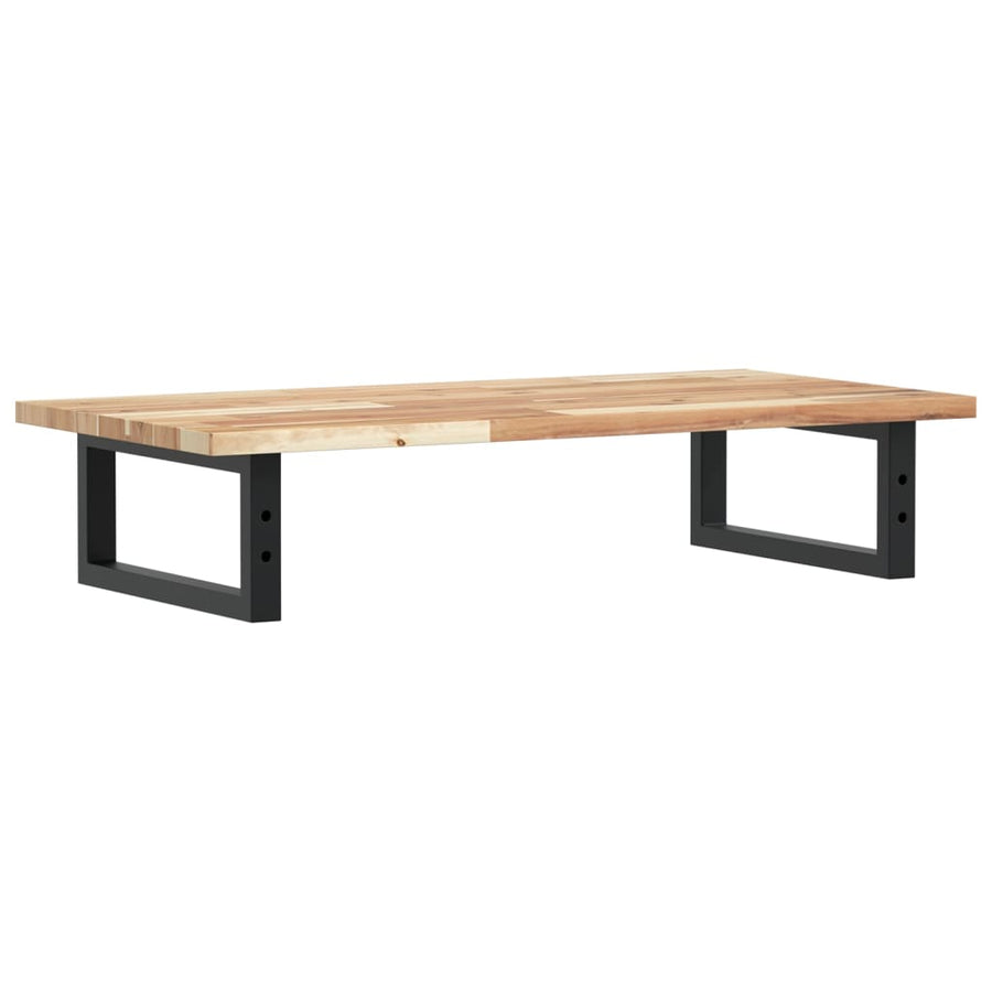 Badkamer Wandschap Staal En Massief Acaciahout 1
