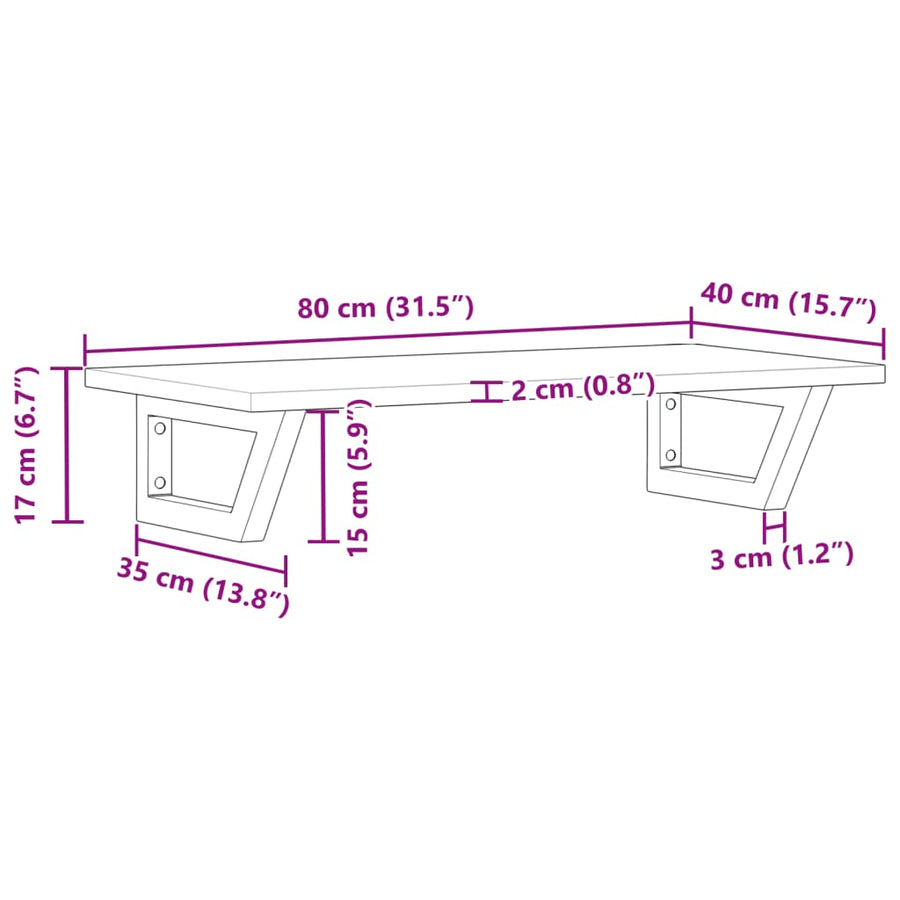 Badkamer Wandschap Staal En Massief Acaciahout 1