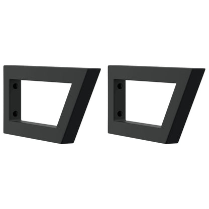 Badkamer Wandschap Staal En Massief Acaciahout 1 60 x 40 x 4 cm Donkerbruin en zwart