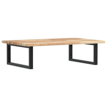 Badkamer Wandschap Staal En Massief Acaciahout 1 100 x 50 x 2 cm Bruin en zwart