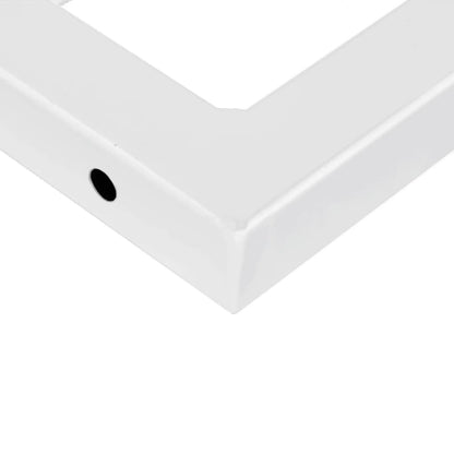 Badkamer Wandschap Staal En Massief Acaciahout 1