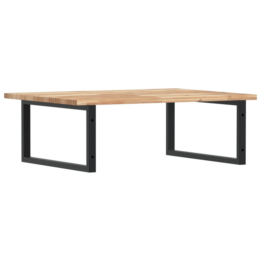 Badkamer Wandschap Staal En Massief Acaciahout