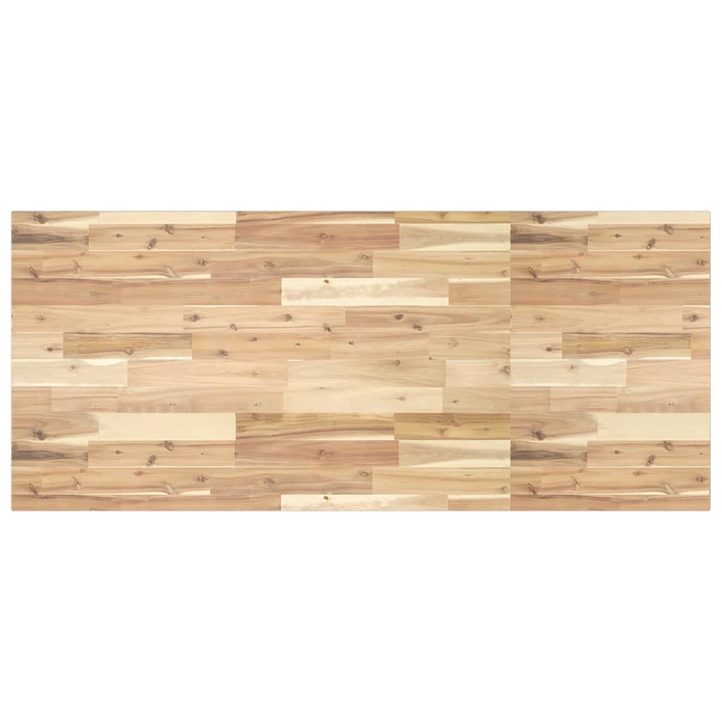 Badkamer Wandschap Staal En Massief Acaciahout 1 120 x 60 x 2 cm Bruin en zwart