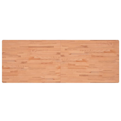 Badkamer wandschap staal en massief beukenhout