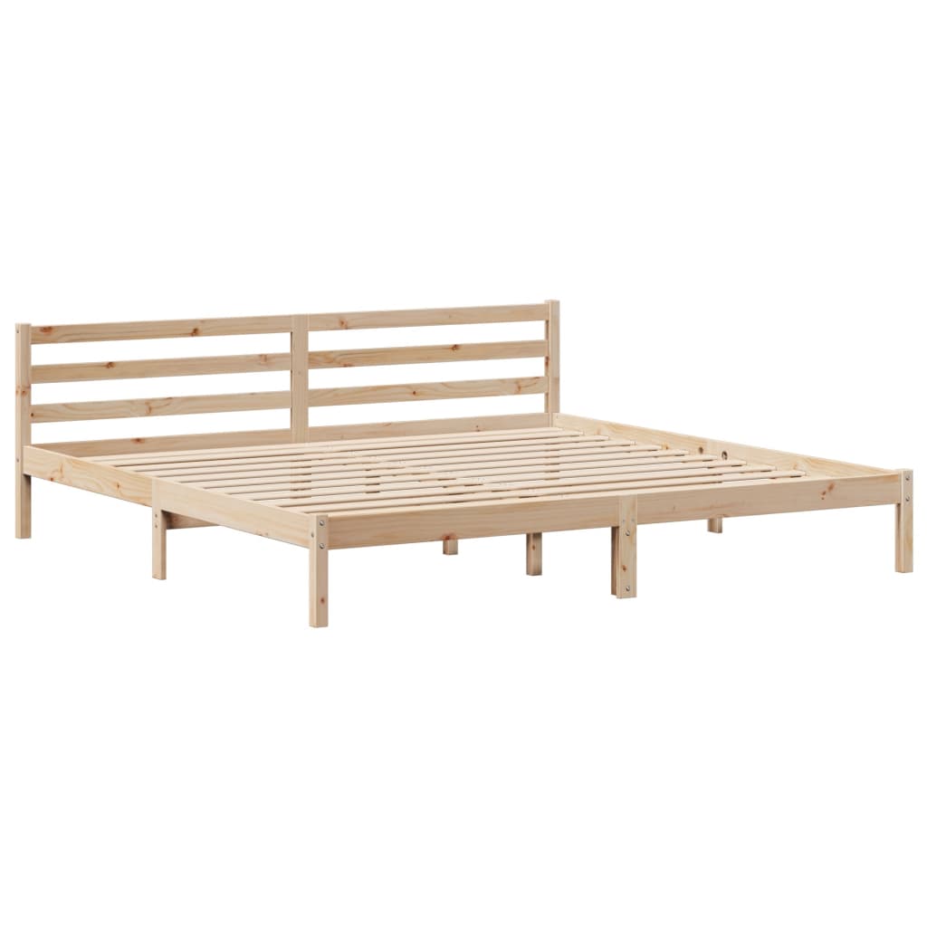Bedframe zonder matras massief grenenhout 180x200 cm