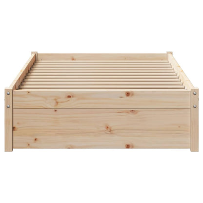 Bedframe zonder matras massief grenenhout 90x190 cm