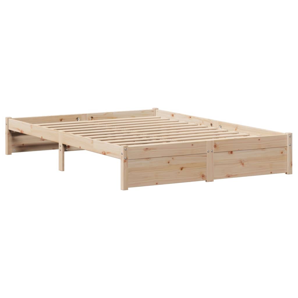 Bedframe zonder matras massief grenenhout 160x200 cm