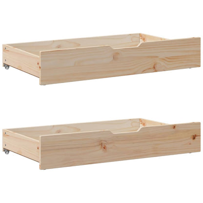 Bedframe zonder matras massief grenenhout 140x190 cm