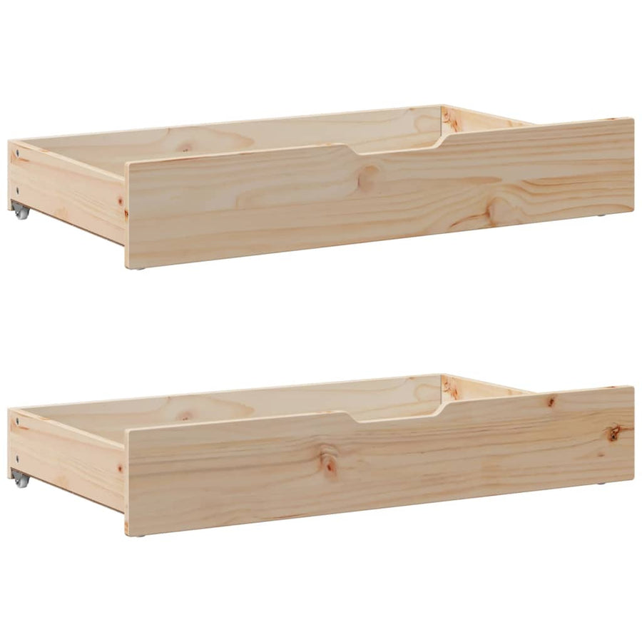 Bedframe zonder matras massief grenenhout 135x190 cm
