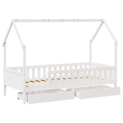 Kinderbedframe 90x200 cm massief grenenhout