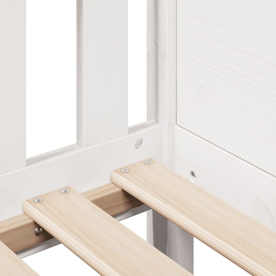 Kinderbedframe met lades 80x200 cm massief grenenhout