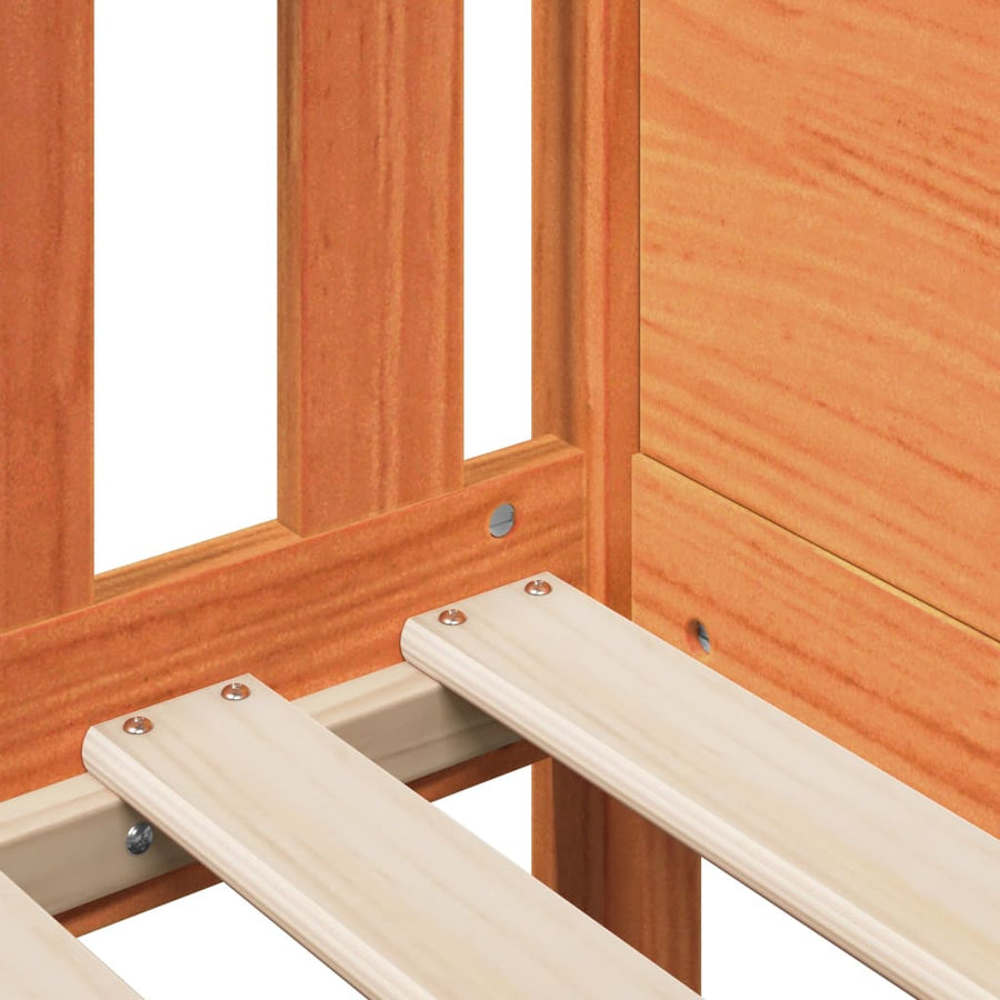 Kinderbedframe met lades 80x200 cm massief grenenhout