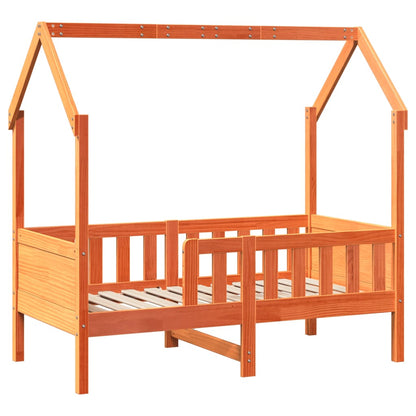Kinderbedframe met lades 70x140 cm massief grenenhout