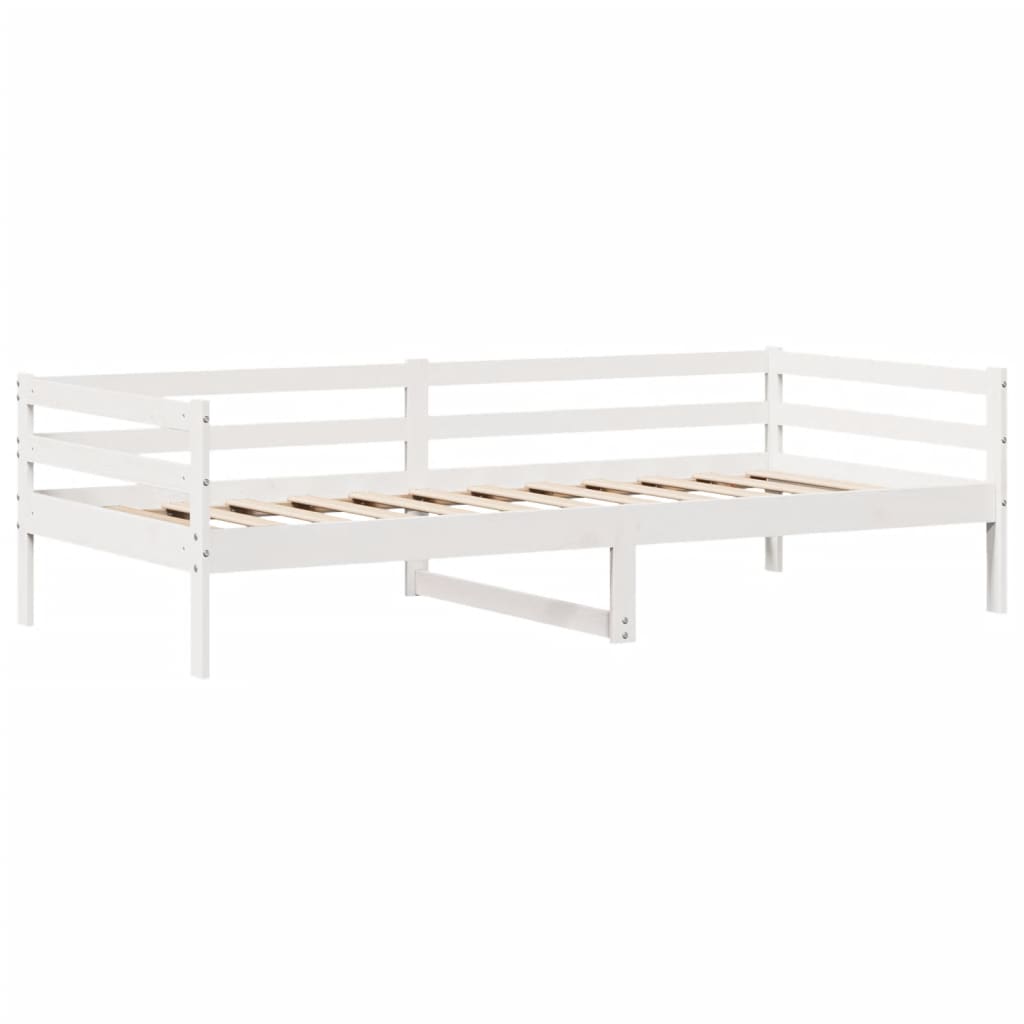 Slaapbank met lades 90x200 cm massief grenenhout