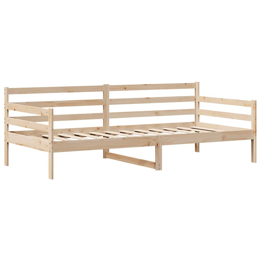 Slaapbank met lades 90x190 cm massief grenenhout