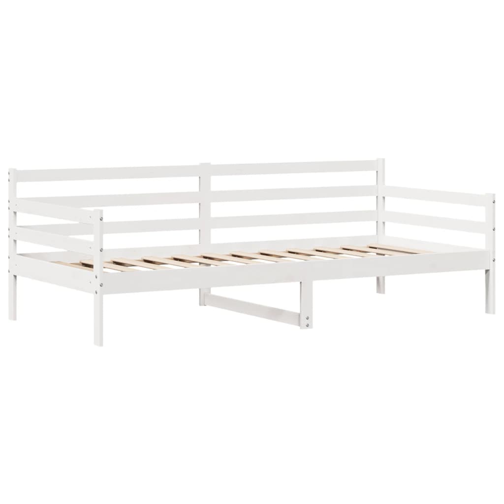 Slaapbank met lades 90x200 cm massief grenenhout