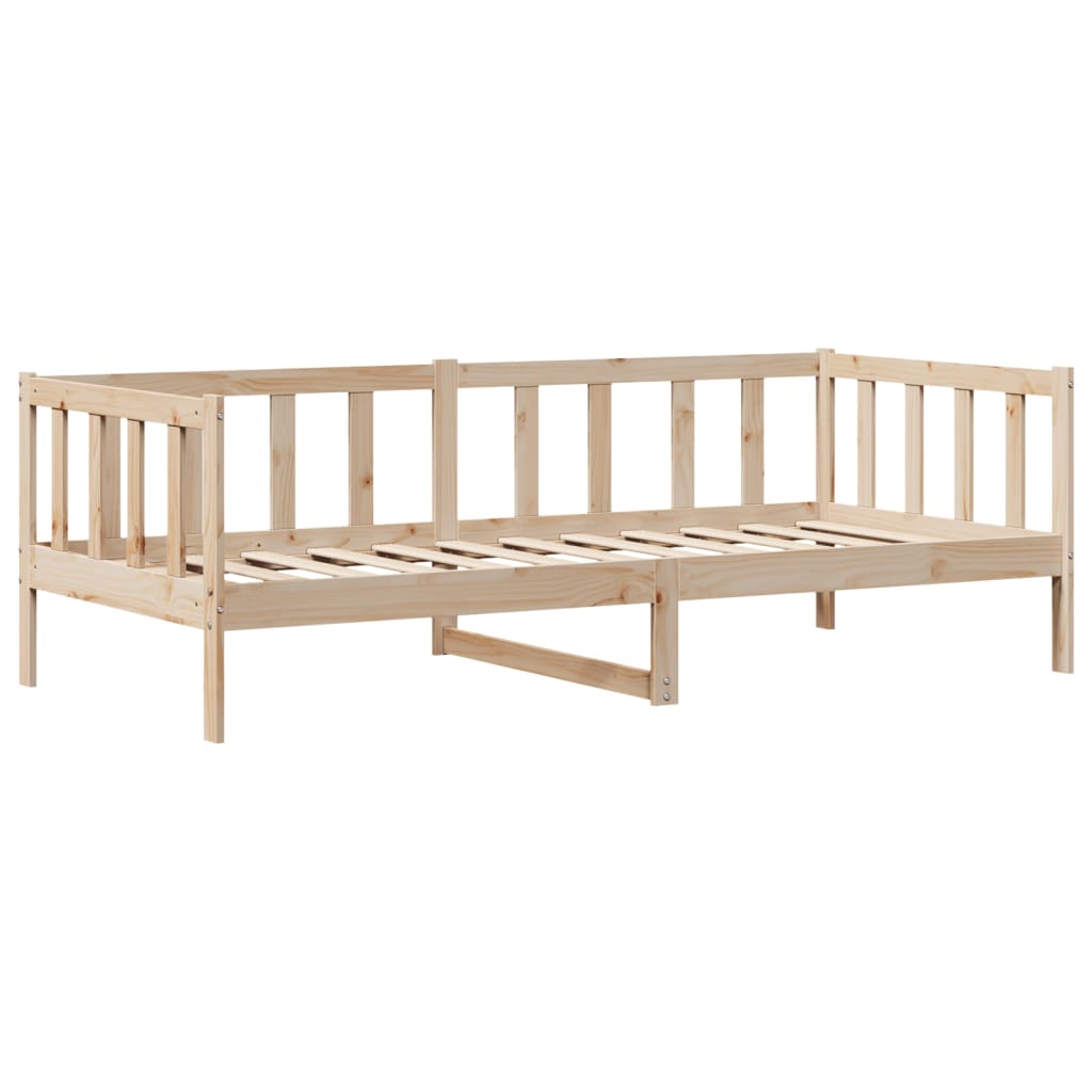 Slaapbank met lades 90x190 cm massief grenenhout