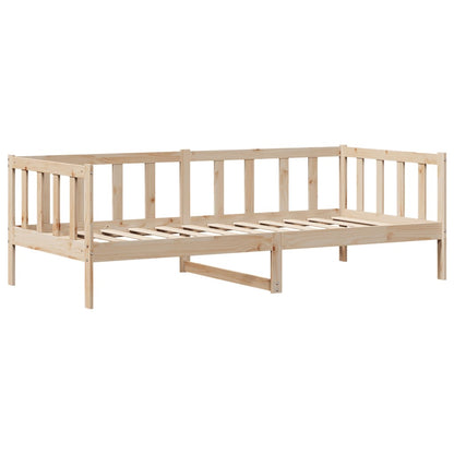 Slaapbank met lades 90x190 cm massief grenenhout