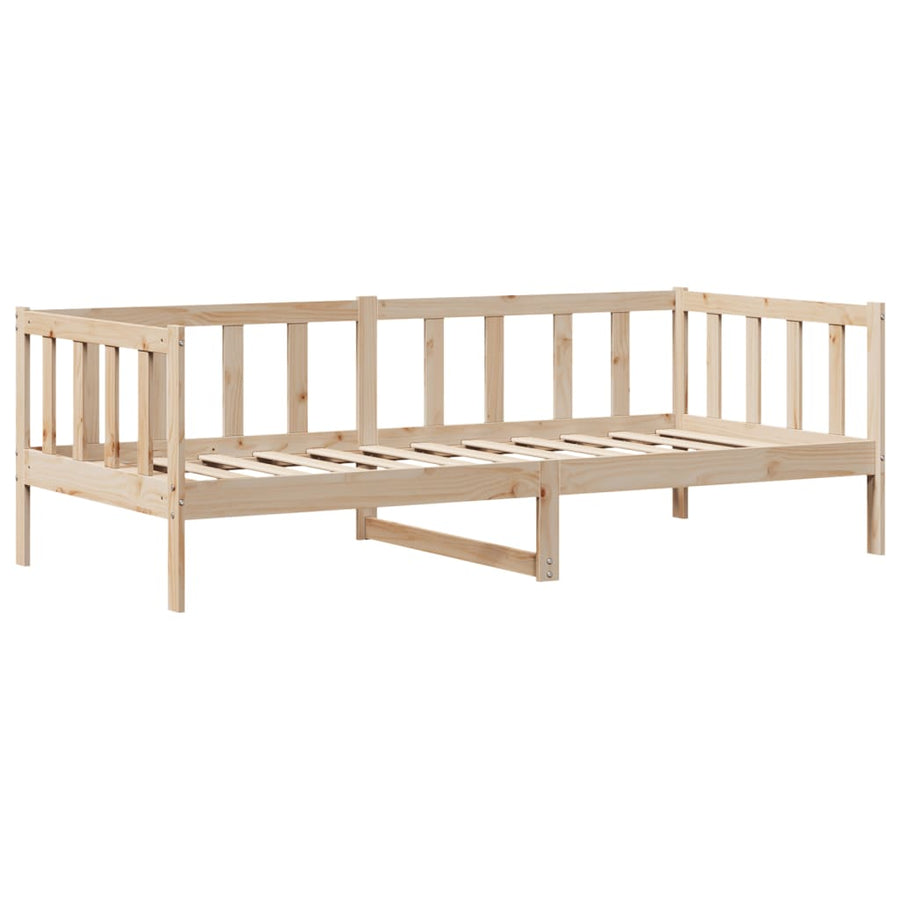Slaapbank met lades 90x190 cm massief grenenhout